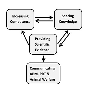 The Pert Chart is describing the intercorrelation between the four work groups